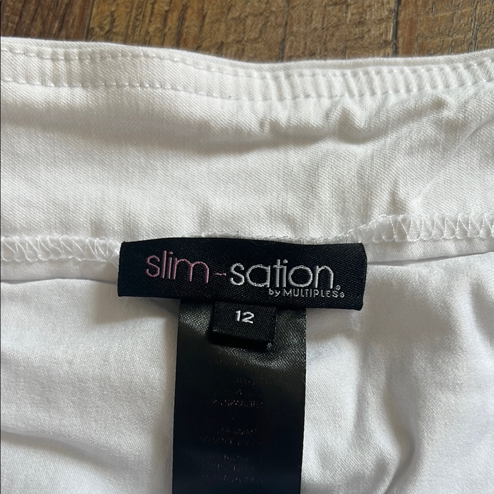 Slimsation By Multiples White Skirt View 2